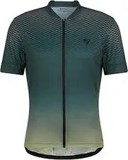 [Ziener] Men's NELETE Cycling Jersey - Mountain Bike | Road Bike - Breathable, Quick-Drying, Elastic, Short Sleeve, Bitter Lemon, 54