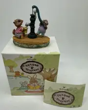 HALLMARK TENDER TOUCHES HANDLING A BIG THIRST FIGURINE CHIPMUNKS 1993 NIB