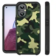FUSION Case For OnePlus Nord N20 5G Hybrid Phone Cover CAMO GREEN