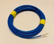 0.5mm / 20AWG Insulated PVC Single Core V90 Tinned Copper Hook Up Wire Blue 5m