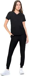 [Natural Uniforms] Ultra Stretch Womens Jogger Scrub Set