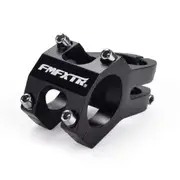 Mountain Bike Handlebar Faucet Accessories Bicycle Downhill Short Handle Climbing Bike Hollow Stem Riser 31.8mm black