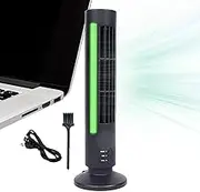 Standing Fans for Home - Bladeless Standing Electric Tower Fan | Low Noise Vertical Tower Fan for Travel, Home, Dormitory, and Work Area