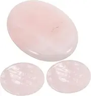 [Baluue] 3 Pcs Eyelash Jade Spacers Reusable Eyelash Pad Glue Holder for Lash Extensions False Eyelash Stand Eyelash Glue Eyelash Grafting Stone Jade for Lash Glue Lash Glue Tray