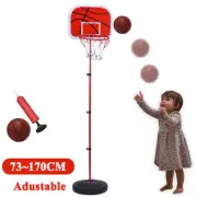 Adjustable Basketball Stand, Sports Backboard w/ Net Hoop for Kid Ages 3-8 170cm