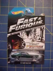 2013 HOT WHEELS '67 FORD MUSTANG! THE FAST AND THE FURIOUS SERIES 4/8! NIP &