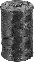uxcell 420m/1378Ft Polyester Nylon Plastic Rope, Twine Household Bundles Ropes Black