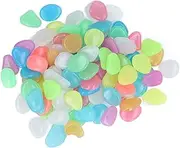 Luminous Stones for Outdoor Use, Fluorescent Luminous Stones, Luminous Stones, Decoration, Colourful Fluorescent Luminous Pebbles for Dark Garden Paths, (200 /
