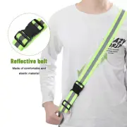 Visibility Reflective Belt Fluorescent Green Arouse Attention Night Run