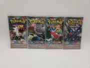Sealed LIGHT XY Furious Fists Pokemon Booster Card Artset Art Set - 4 Packs