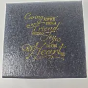 Glass Paperweight 3D Laser Etched Scripture Proverbs 27:9 Inspirational 3" x 3"
