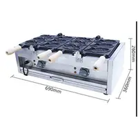 在飛比找蝦皮購物優惠-(烘焙廚房)KD1104a 電熱電力日式鯛魚燒機 (2爐6支