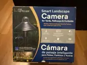 Low Voltage Black Motion Sensing LED Landscape Path Light with IP Camera