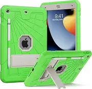 Herize iPad 9th/8th/7th Generation Case Cover for Kids 2021 | iPad 10.2 Case with Stand | Heavy Duty Shockproof Rugged iPad 8th/7th Generation Case with Pencil Holder 2020/2019