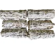 White Sage California Smudge Sticks 6 x 4" Bundle BULK Free Post AU Stock