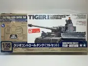 Vintage 1/35 TAMIYA TIGER I Early Version R/C German WWII Heavy Tank Kit NIB