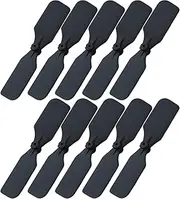 RC Plane Propeller, 10PCS 1.2'' Aerodynamic Plastic Airplane Propellers, Remote Control Airplane Propeller