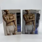 3-Pack Calvin Klein Men Multicolor Cotton Classic Boxer Brief Size Small Bundle