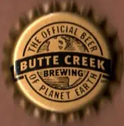 USA Plastic Lined Beer Crown Bottle Cap: Butte Creek Brewing
