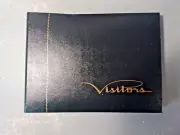 Vintage Retro Hutchings & Patrick Black Visitor Log Sign-In Book Binder | Ottawa