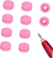 Long Lasting Nail Drill Bit Caps 10pcs Set Manicure Supply Nail Art Tools Cover Nail Drill Bits Protective Caps