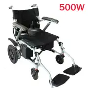 500W Electric Wheelchair Folding Long Range Lithium Power Motorised Foldable