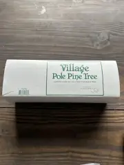 Dept. 56 Village POLE PINE TREE 8" Porcelain Tree ~ New! #5528-0 Great Vintage