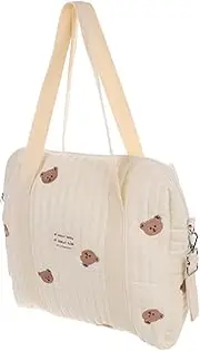 ibasenice Diaper Holder Bag Mommy Storage Bag Zipper Portable Diaper Organizer for Travel Stroller Tote