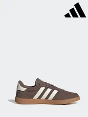 adidas Brown/White Breaknet Sleek Trainers (AF7566) | $115