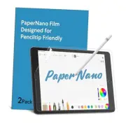 2 Pack Paperfeel Screen Protector Compatible with iPad 9/8/7 (10.2 Inch,