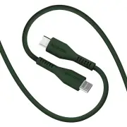 Fruitywire Liquid Silicon PD100W 2.6m USB-C to USB-C Cable - Black