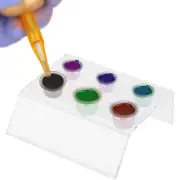 Ink Holder,Arched Acrylic Permanent Makeup Microblading Pigment Cup Stand Ink...