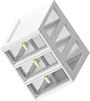 COHEALI Crafted Desktop Drawer Box Multi-layer Organizer for Office School Kitchen Space-saving Tidy Storage