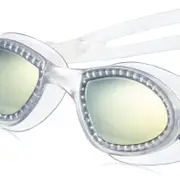 Head Superflex Mirrored Swiming Goggle, Clear/Smoke