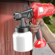 800W 220V Electric Spray Gun Paint Sprayer Painter 800ml Handheld Painting Tools