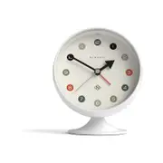 Newgate Spheric Alarm Clock White