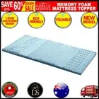 Giselle Bedding COOL GEL Memory Foam Mattress Topper BAMBOO 5CM 7-Zone Single