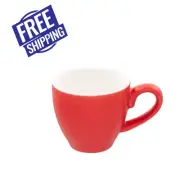6x Espresso Cup Rosso Red 75mL Bevande Cono Expressso Coffee Babychino Cups