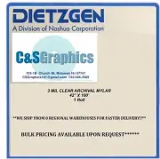 3 MIL CLEAR ARCHIVAL MYLAR 42" x 100' NEUTRAL PH