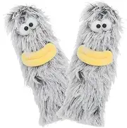 DECOMELODY 2pcs Catnip Plush Pillow Toys Soft Material Interactive Cat Chew Toys Teaser for Indoor Kitten