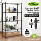 5 Tier Plant Stand Garden Holder Rack Planter Organizer Corner Shelf Bookshelf