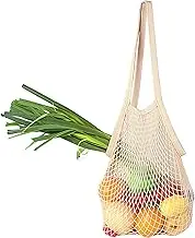 Plus-Size Bailuoni Net String Shopping Bag Long Handle Portable/Washable/Reusable Net Shopping Tote String Bag Organizer for Grocery Shopping, Beach, Storage, Fruit, Vegetable and Market