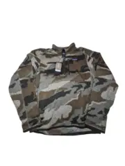 Patagonia Mens Small Better Sweater Quarter Zip Kansas Sky Camo Tan New With Tag