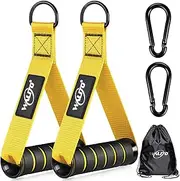 WALITO Exercise Handles, Replacement Cable Machine Attachments for Home Gym Equipment, Pulley System, Pilates, Resistance Bands, Strength Trainer, Heavy Duty Working Out Handles Accessories