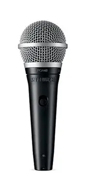 SHURE dynamic microphone for vocals XLR phone cable included PGA48-XLR F/S NEW