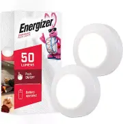 LED Puck Lights 2 Pack Battery Operated Push Light Wireless Lights 50 Lumens