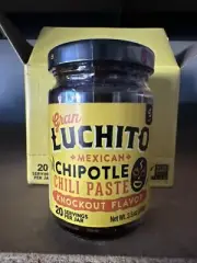 Gran Luchito Paste Chili Chipotle Mexican 3.5oz Pack of 6