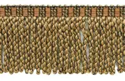 Bullion Fringe Trim Fringe Trim, Color# P63 - Saddle Brown [5 Yards]