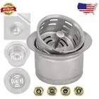304-Grade Stainless Steel Deep Flange and Strainer - Fits Insinkerator Disposals
