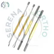 Fomon Double-Ended Nasal Rasp Kit Premium 4-Pcs Set for Rhinoplasty Procedure